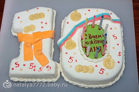 Фото торты мальчику на 10 лет