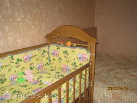 Обшивка детской кроватки Обшивка детской кроватки