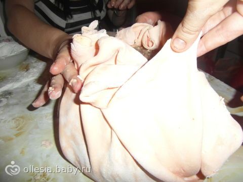 Как сделать мешок с деньгами из мастики