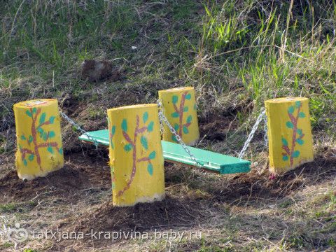 Как сделать детские площадки своими руками фото