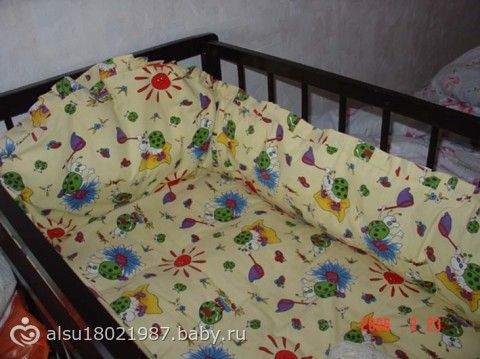 Сшить своими руками бортик в детскую кроватку