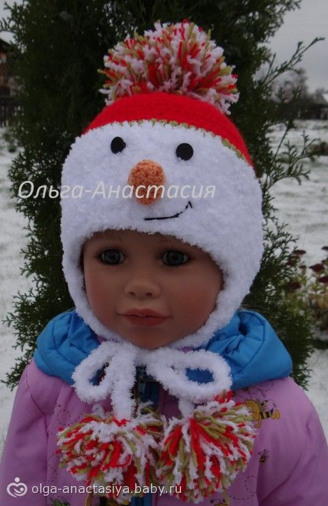Снеговик из шапки Снеговик из шапки
