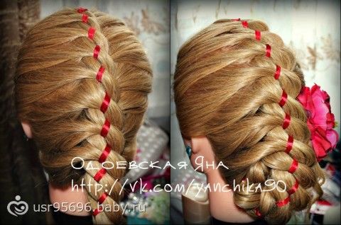 Плетение косы в орле Плетение косы в орле
