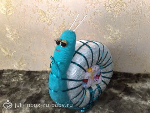 Сделать улитку своими руками пошагово