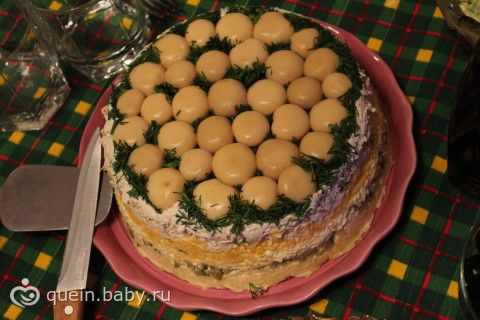 Торт грибная поляна фото