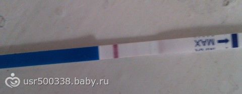 Полоска на тесте на беременность на стыке Полоска на тесте на беременность на стыке