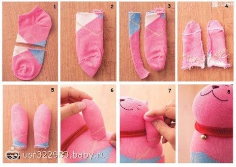 Как сделать игрушку котику Как сделать игрушку котику