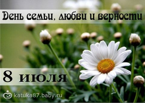 С Днем семьи, любви и верности!!!
