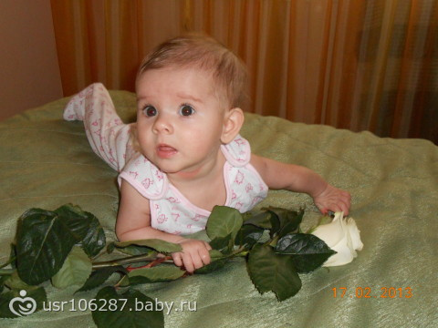 Моей маленькой любименькой доченьке Марусеньке полгодика!!! (с фото)