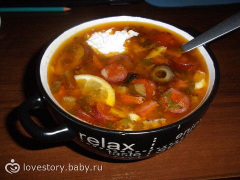 А у нас на обед.....))) Как же я ее хотела 8 месяцев)))