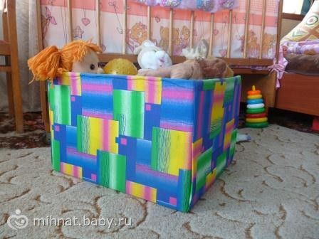 Идеи коробки для игрушек, кармашки на кроватку, развивающей дорожки