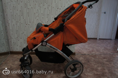 Как сложить коляску инфинити