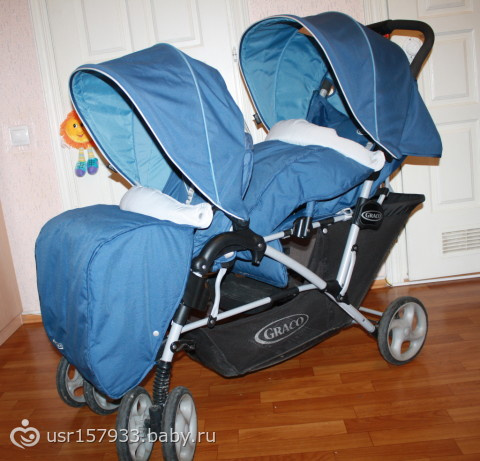 ПРОДАЮ КОЛЯСКУ ДЛЯ двойни и погодок Graco Stadium Duo