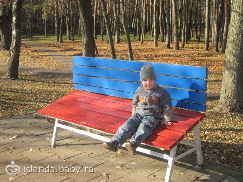 Скамейка в садик в группу