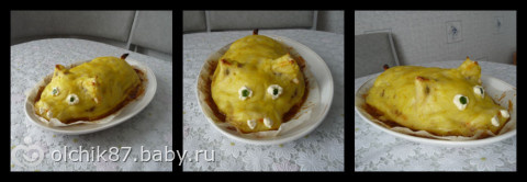 Поросенок из картофельного пюре)