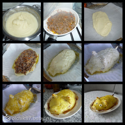 Поросенок из картофельного пюре)