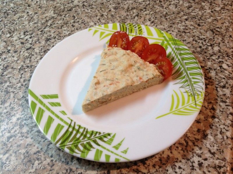 Суфле из курицы с вялеными помидорами и базиликом Суфле из курицы с вялеными помидорами и базиликом