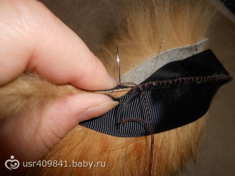 Зимний конвертик меховой